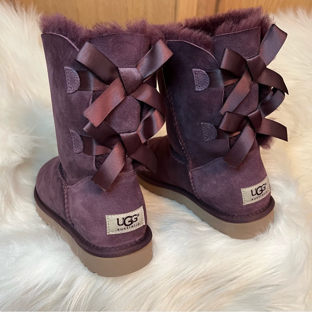 UGG Bailey Bow boot size 7 purple